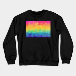 Rainbow LGBTQ Pride Tie Dye Fantasy Crewneck Sweatshirt